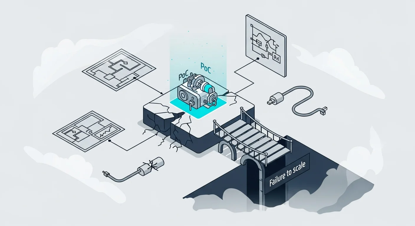 PoCで終わる典型的な失敗パターンとその原因
