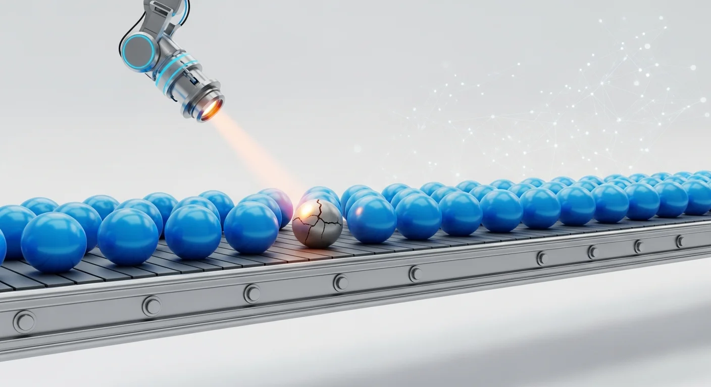 AI検査の精度が出ない?不良品が少なくても高精度な訳