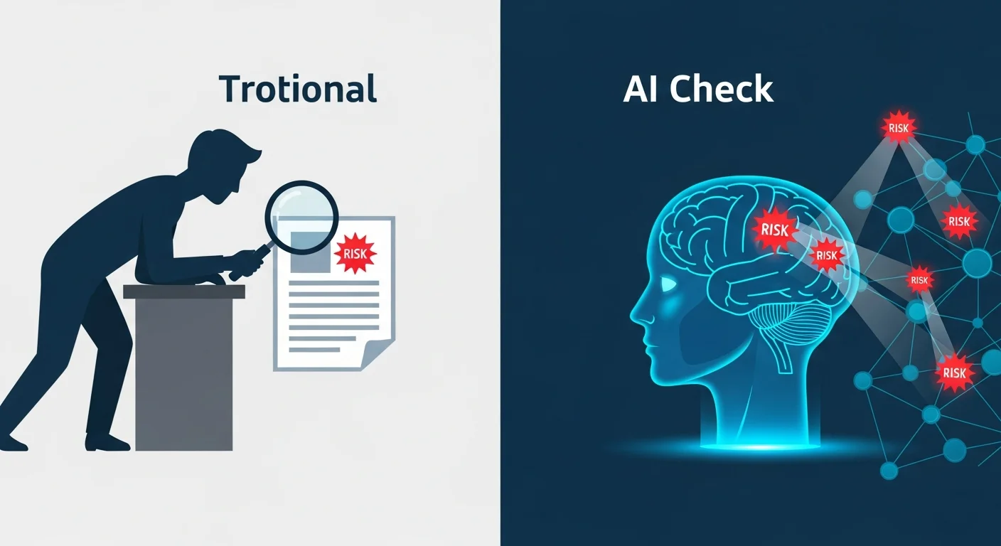 従来の反社チェックとAI反社チェックの違い