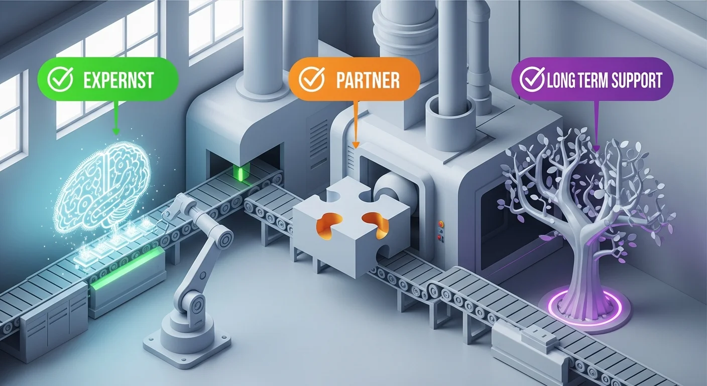 AI導入を成功に導く外部パートナー選びの3つのチェックポイント