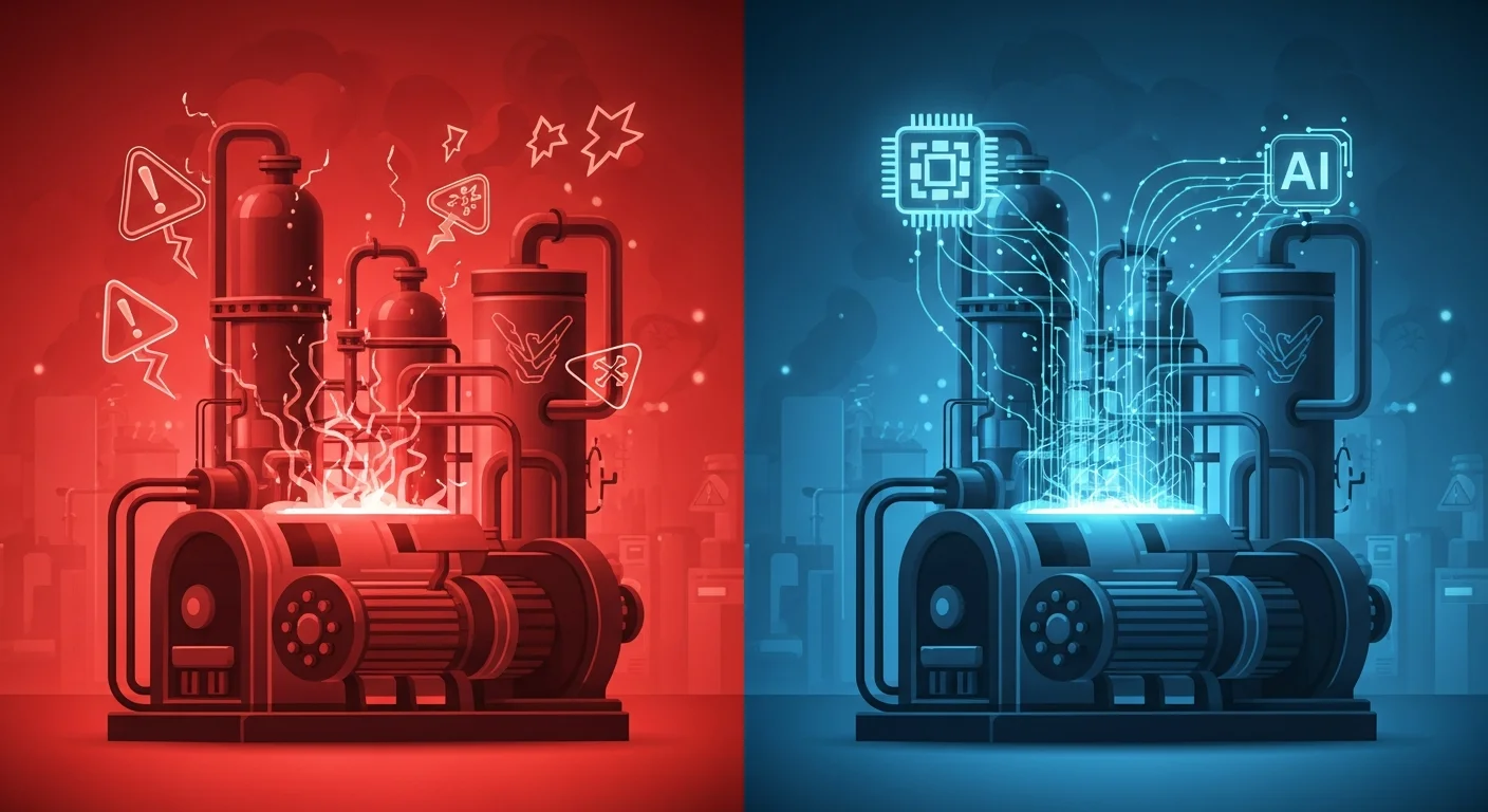 設備の突発停止を防ぐ!AI予知保全によるダウンタイムの最小化