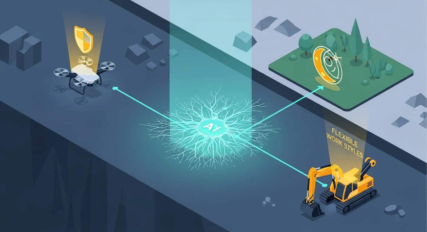 生産性向上だけじゃない!AI導入がもたらす安全管理と働き方改革への貢献