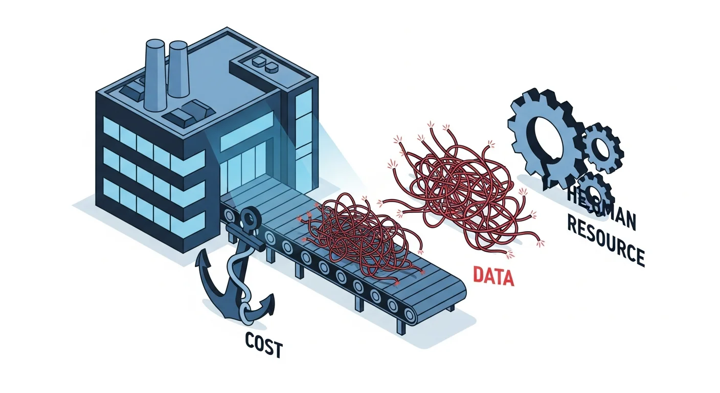 なぜ進まない？コネクテッド工場化を阻む「人材・データ・コスト」の壁
