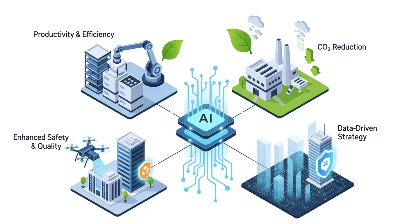 生産性向上だけではない!AI導入がもたらす4つの経営インパクト
