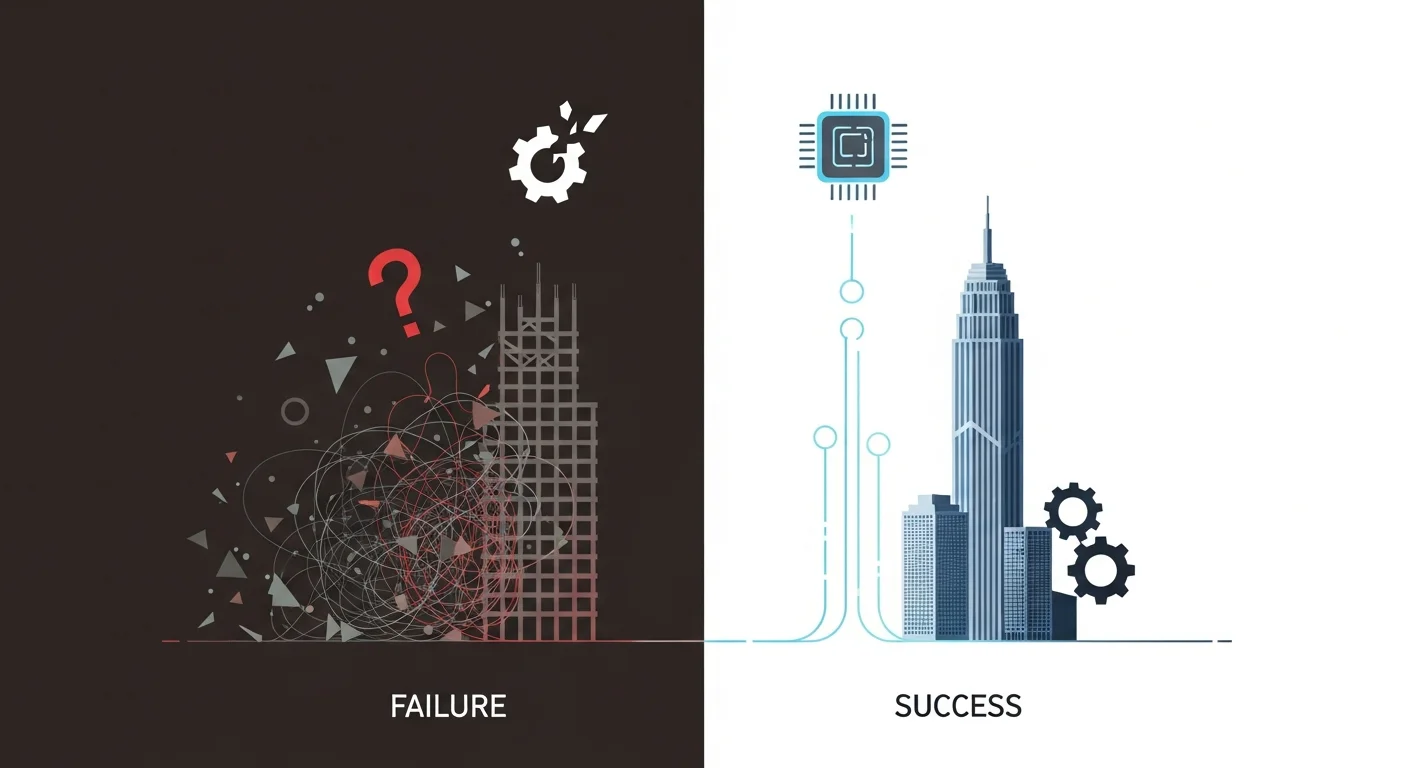 「どう始めれば？」「現場が使えない…」AI導入の失敗と成功の分かれ道