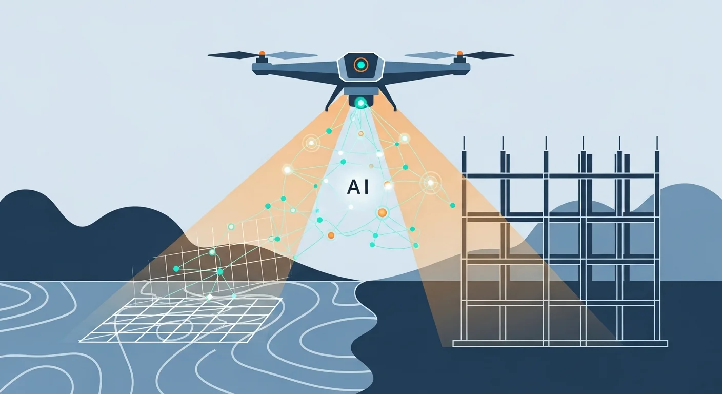 建設ドローンの活用事例｜測量・点検を自動化するAI技術とは？
