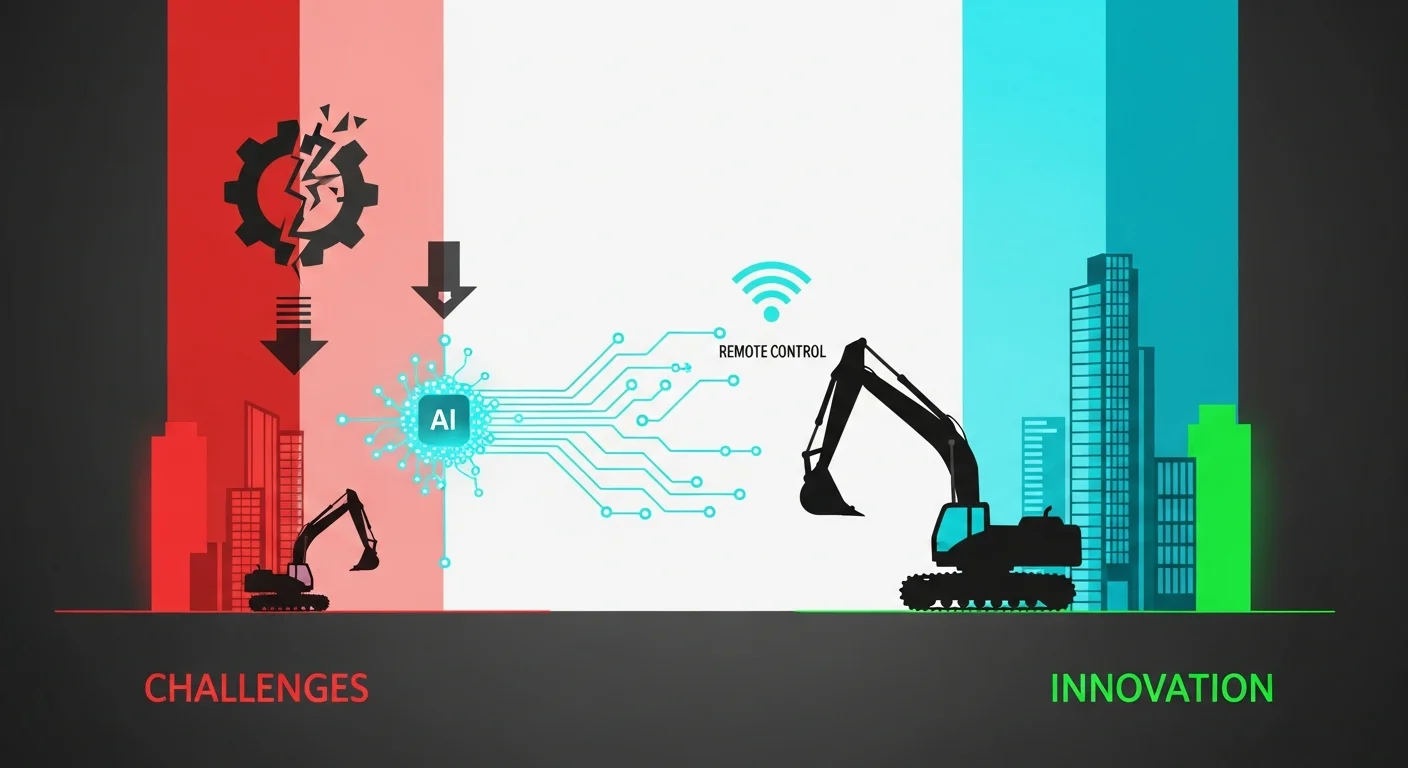 なぜ今「AI×建機遠-隔操作」が注目されるのか?建設業界の課題