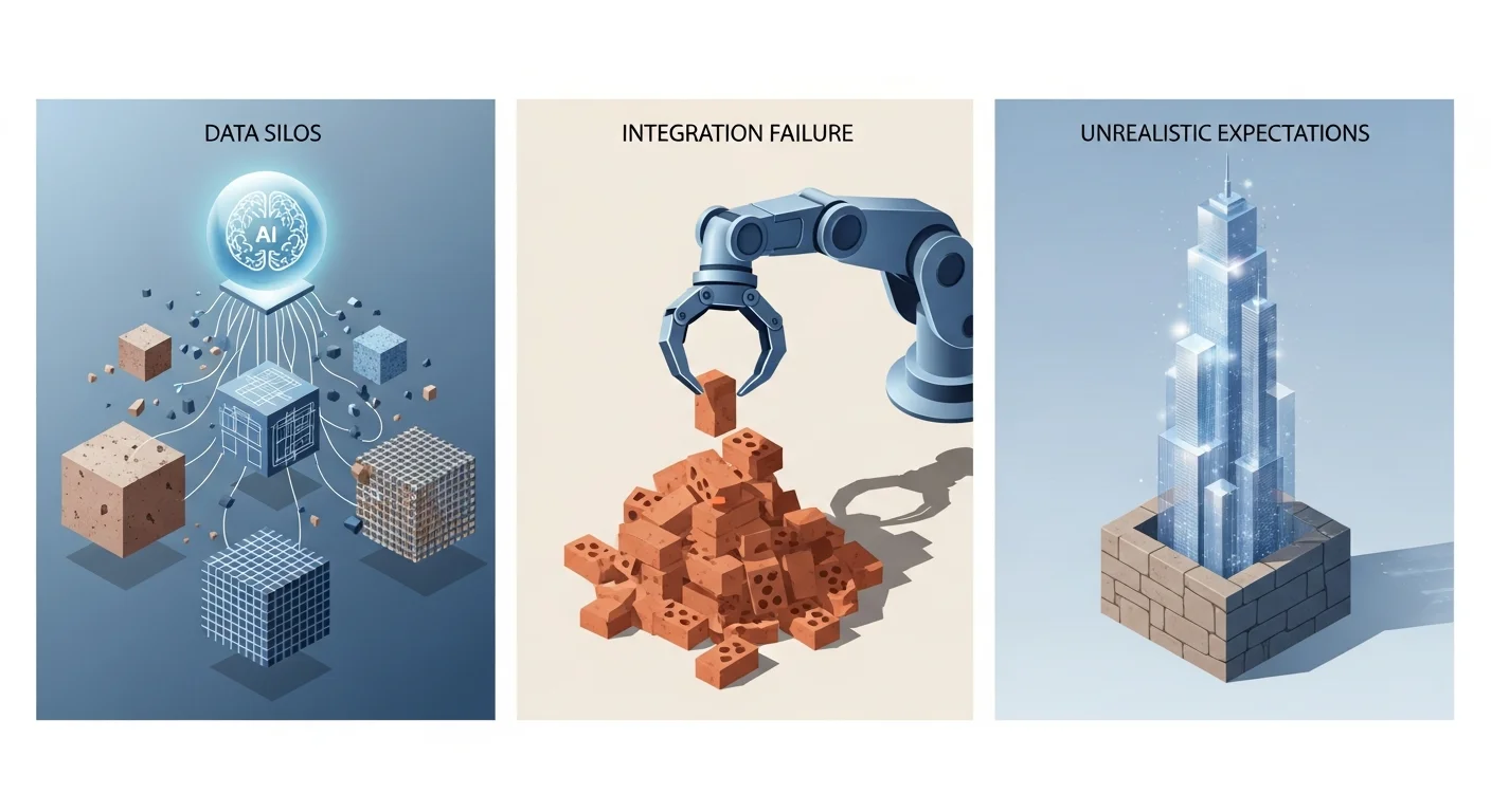 なぜ建設業のAI導入は失敗しやすいのか？3つの典型的な落とし穴