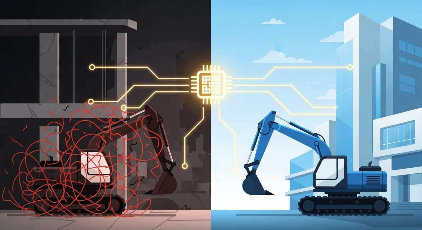 建設機械へのAI導入、課題は?生産性向上を実現する3つの秘訣