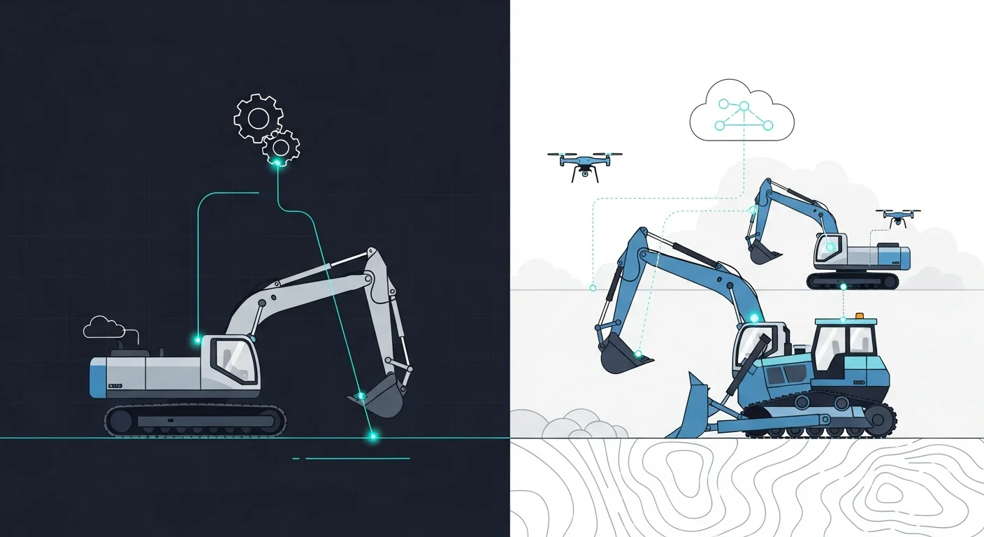 建設機械の自動制御とは?ICT施工との違いも解説