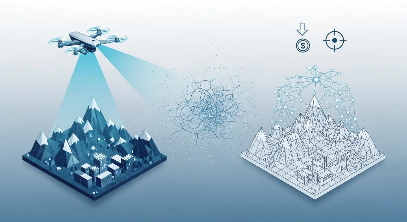 AIで劇的に効率化！ドローン3次元測量のコスト削減・精度向上メリット