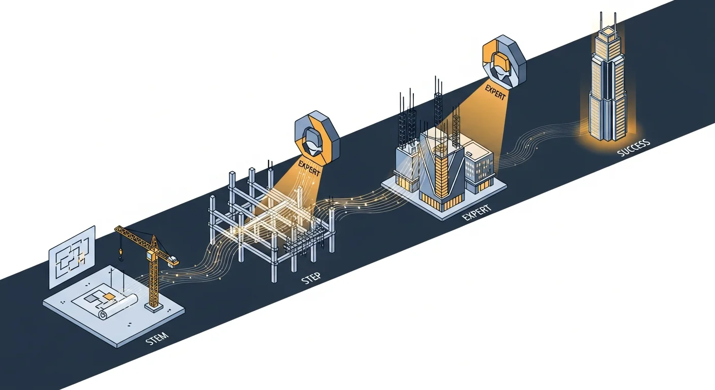 専門家との伴走が成功の鍵！生成AI導入を成功に導く4ステップ
