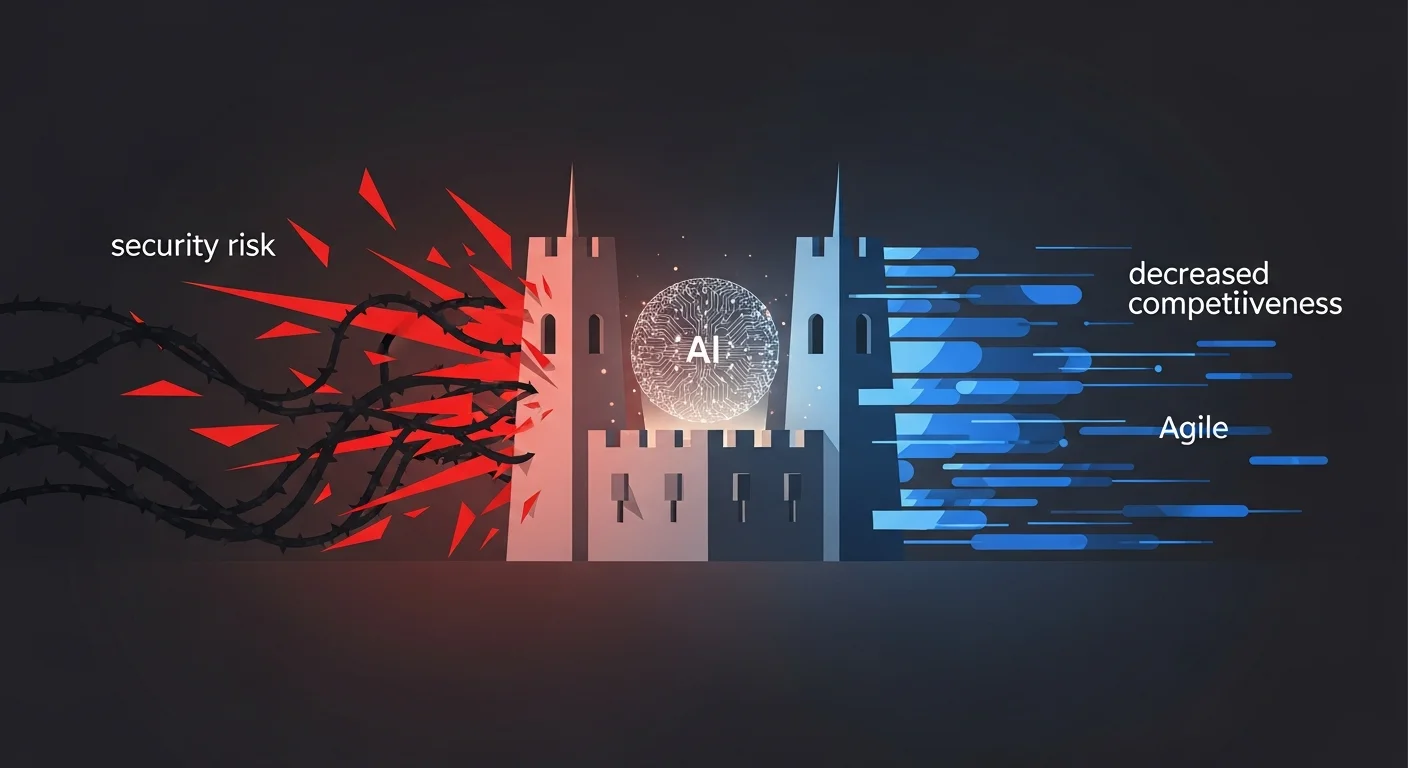 「セキュリティリスク」と「競争力低下」の板挟みー金融機関が抱えるAI導入の壁