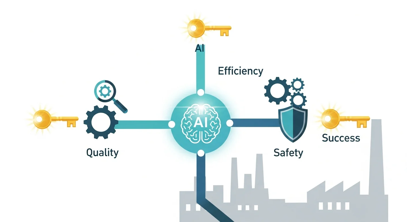 これが成功の秘訣!目的別に見る工場可視化AIの選び方
