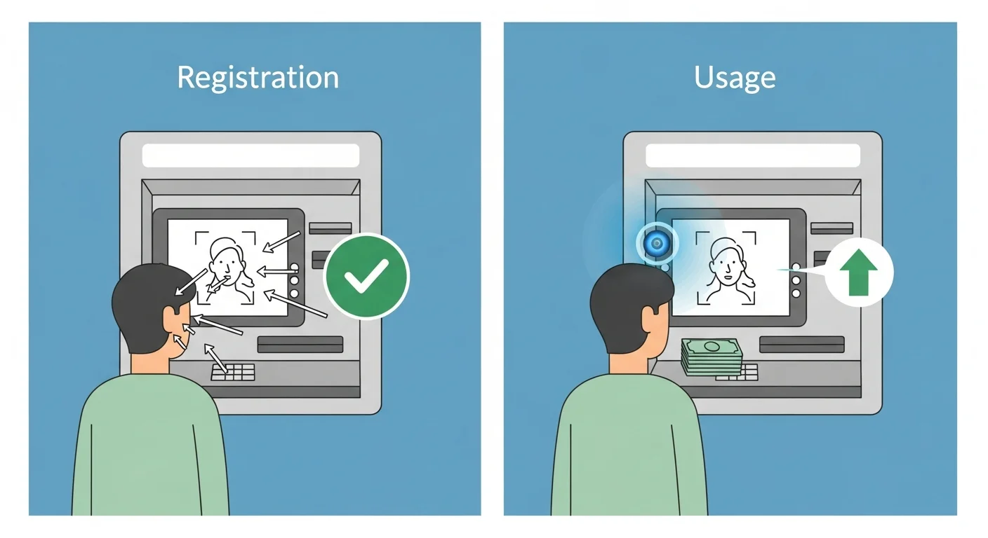 顔認証の登録方法と基本的な使い方