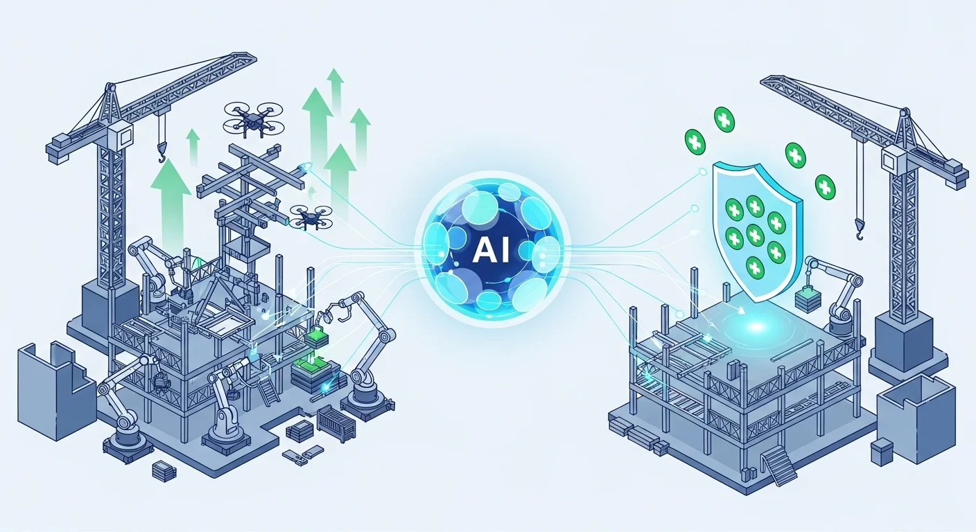 生産性向上と安全性強化！ゼネコンがAI導入で得られる主要メリット