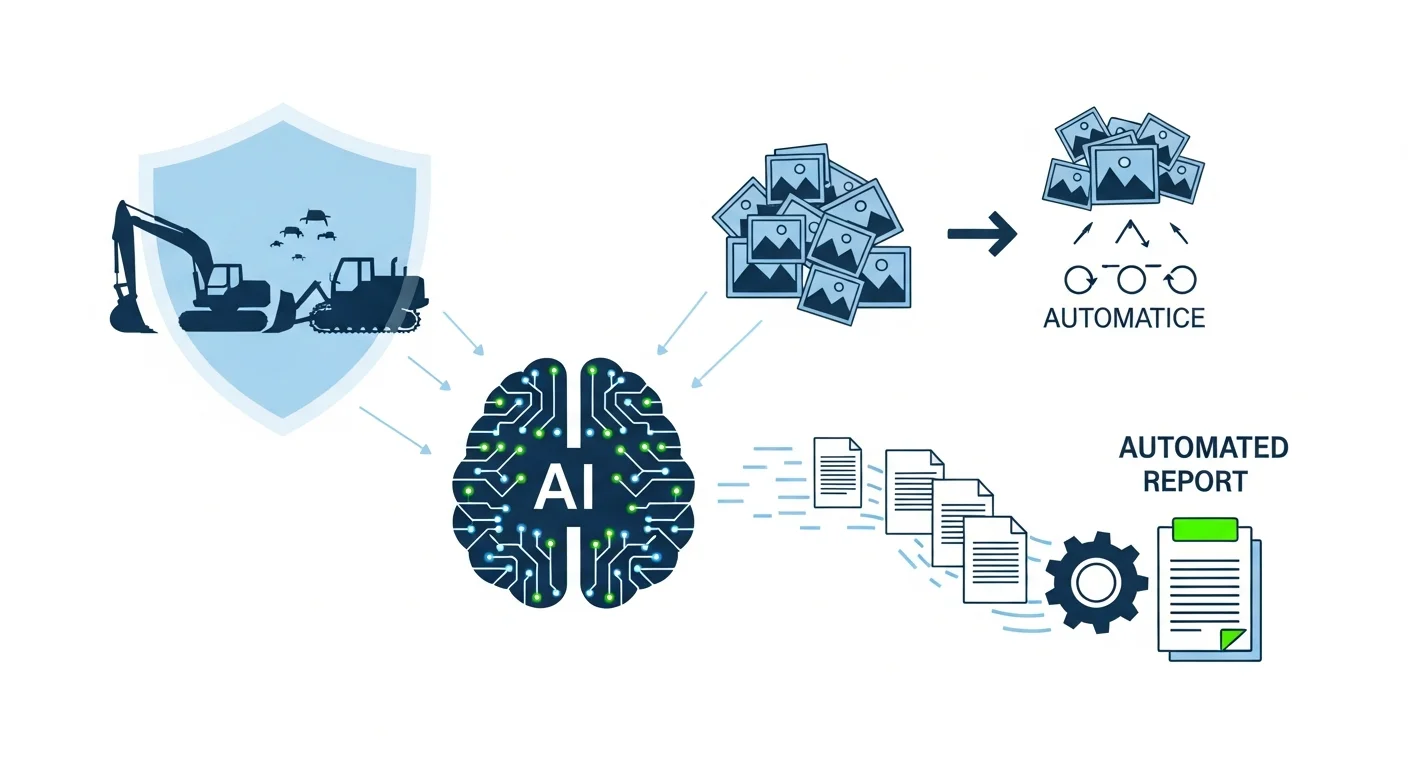 安全管理だけじゃない!写真整理や日報作成も自動化するAI導入のメリット