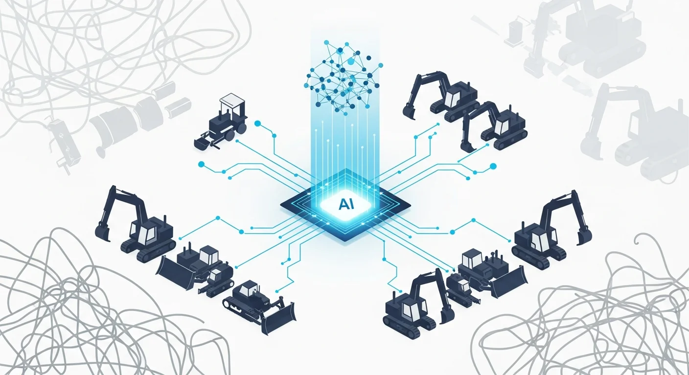 AI重機稼働管理で生産性向上!2024年問題の解決策とは?