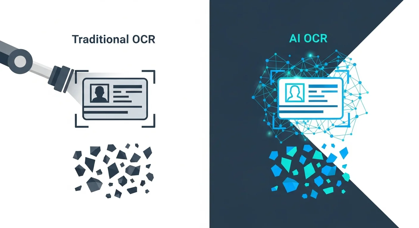 AI OCRとは？従来のOCRとの違いを解説