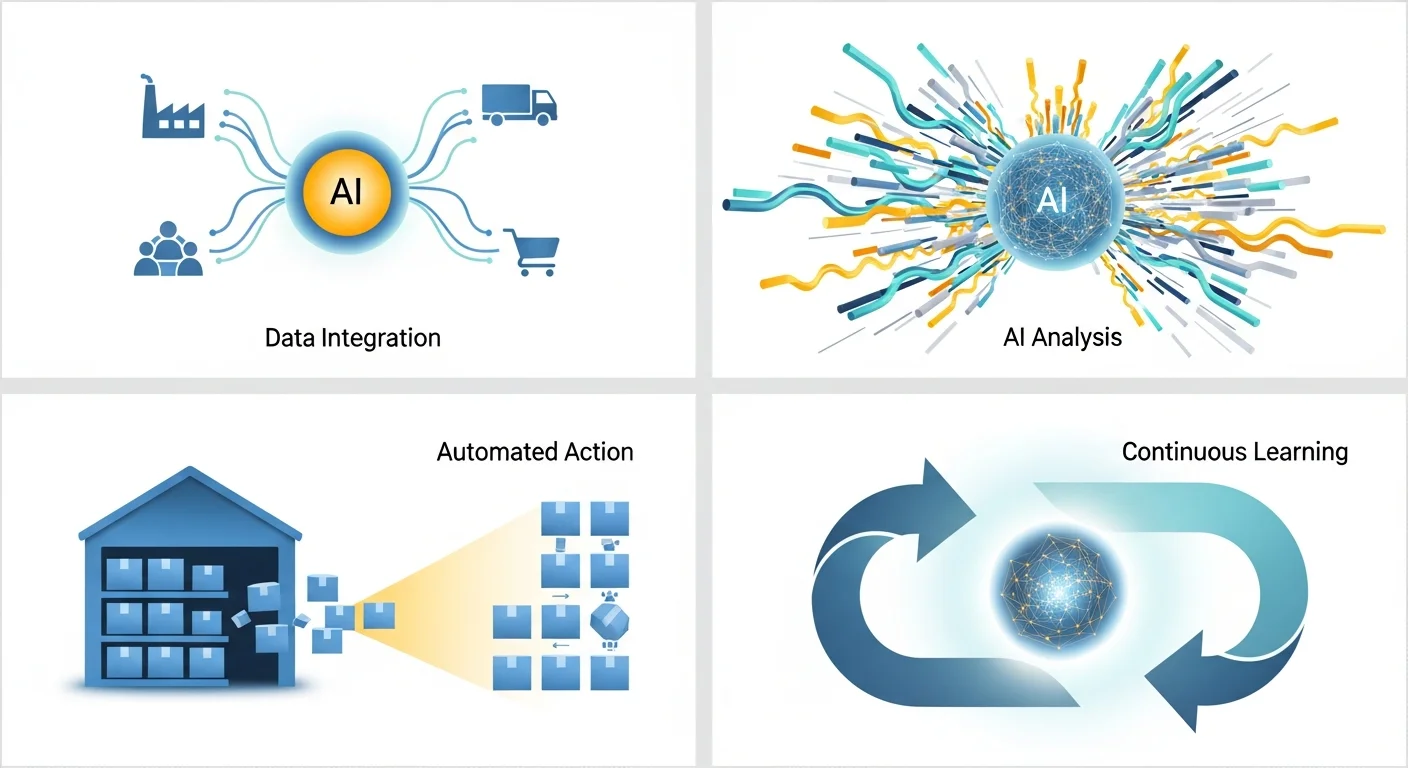 AIによる在庫最適化を導入する４つのステップ