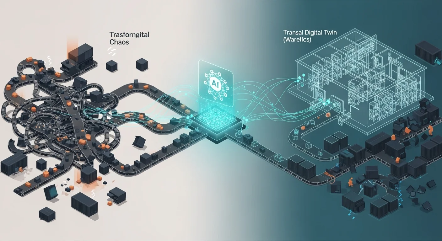 AI×デジタルツインで物流の属人化解消！2024年問題の対策とは？