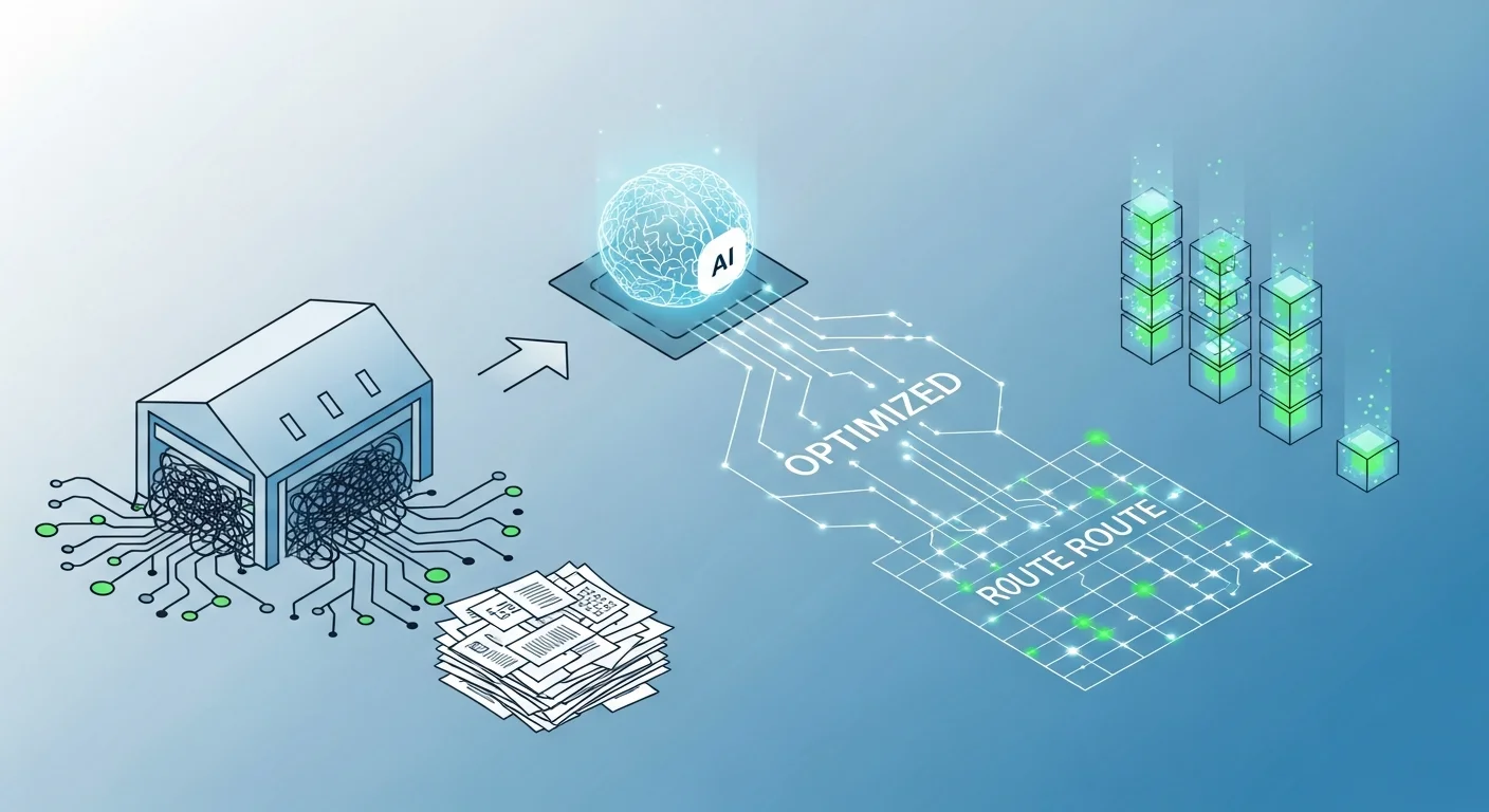 AIによる業務効率化の実現例|配送ルート最適化から伝票自動化まで