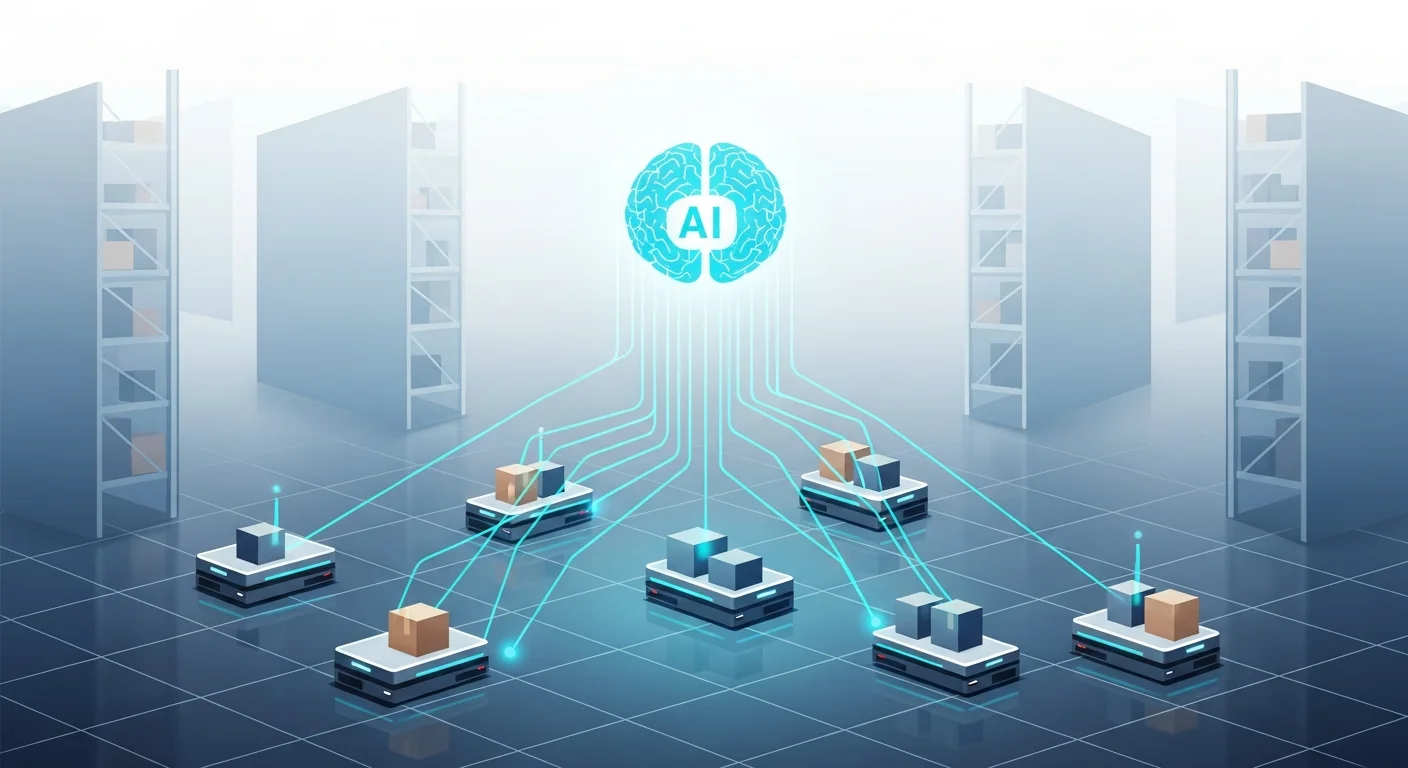 倉庫のAGV導入はAI活用が鍵!人手不足を解決する最適化術