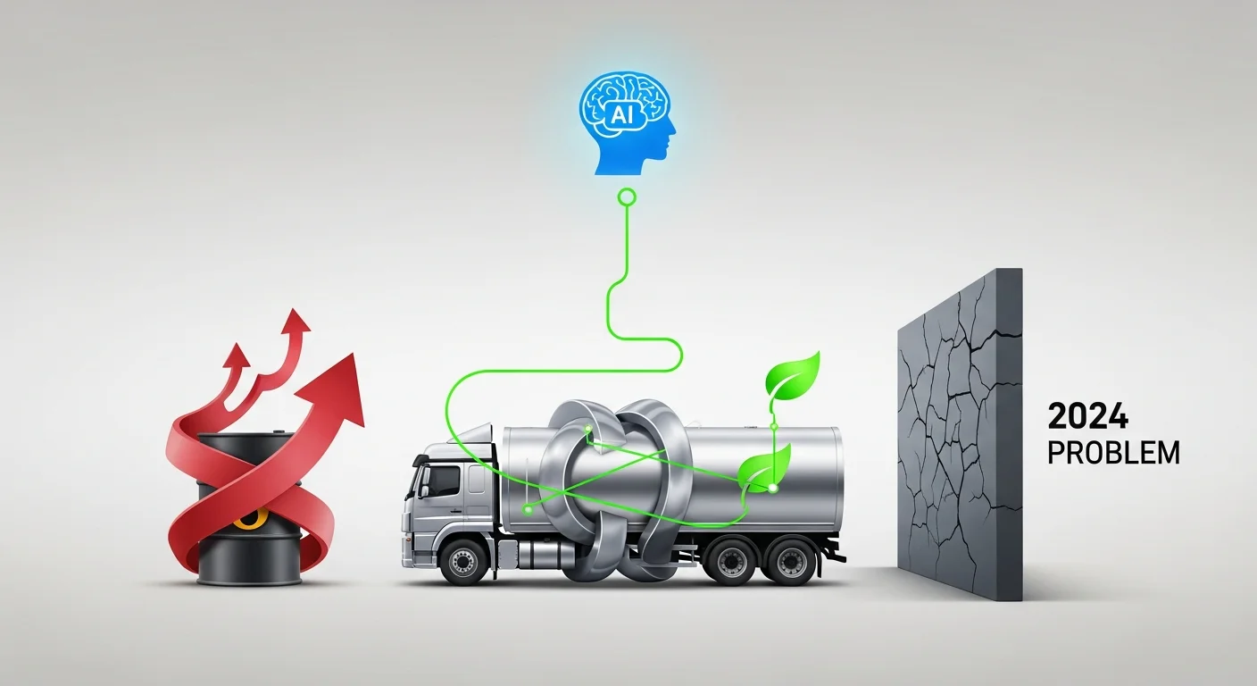 物流コストを圧迫する燃料費高騰と「2024年問題」の現状