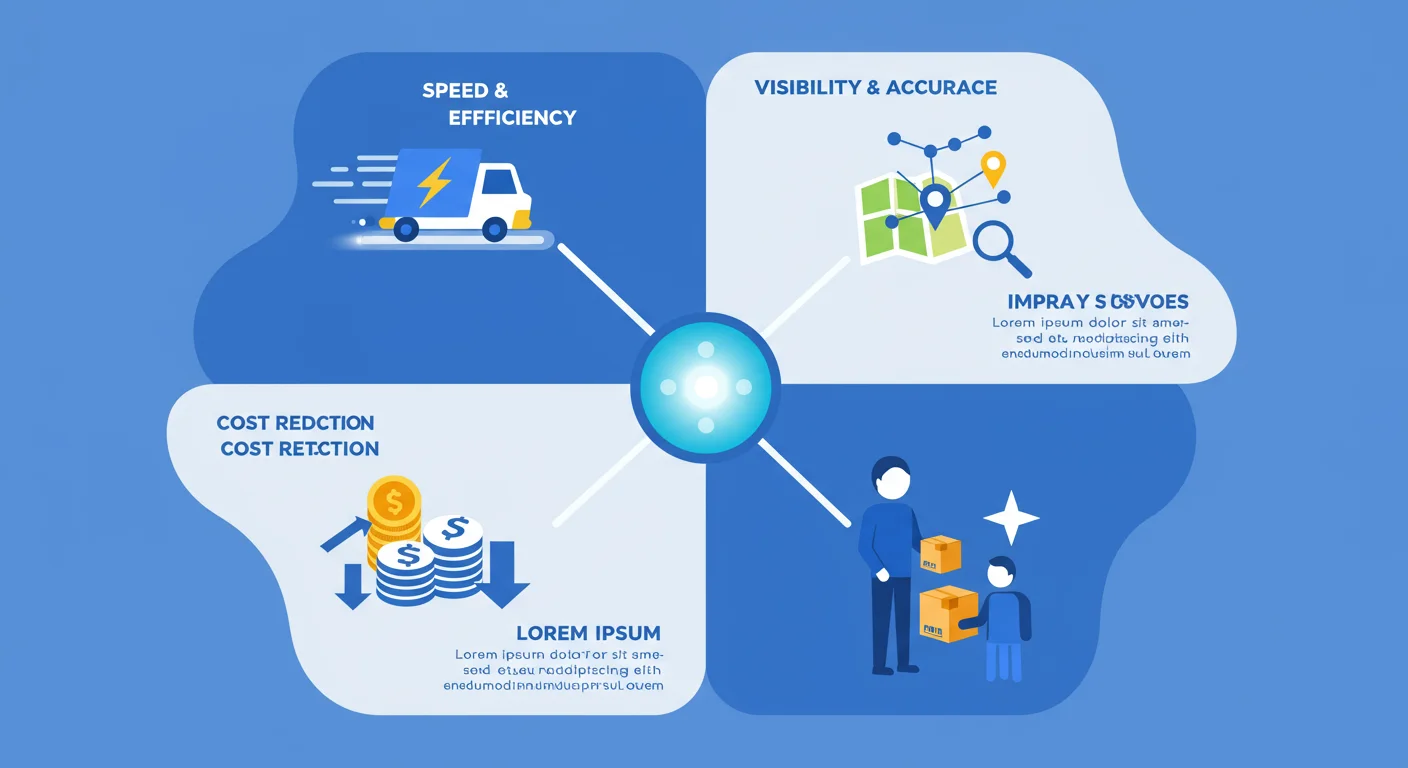 物流DXで実現できること｜導入による4つのメリット