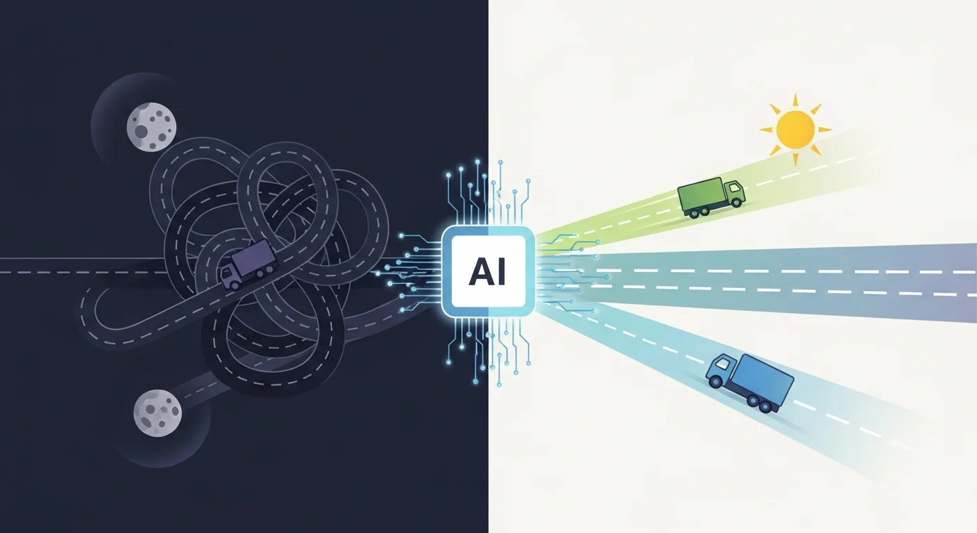 AIでトラック運転手の時間外労働を削減!2024年問題の解決策とは?