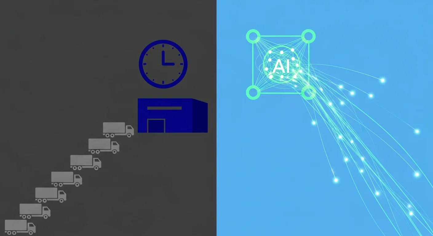 トラック待機時間削減が進まない原因は?AIで解決する具体策