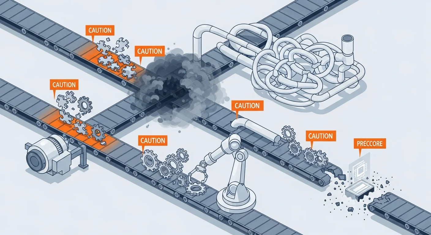 【事例に学ぶ】製造業のAI導入でよくある5つの失敗パターン