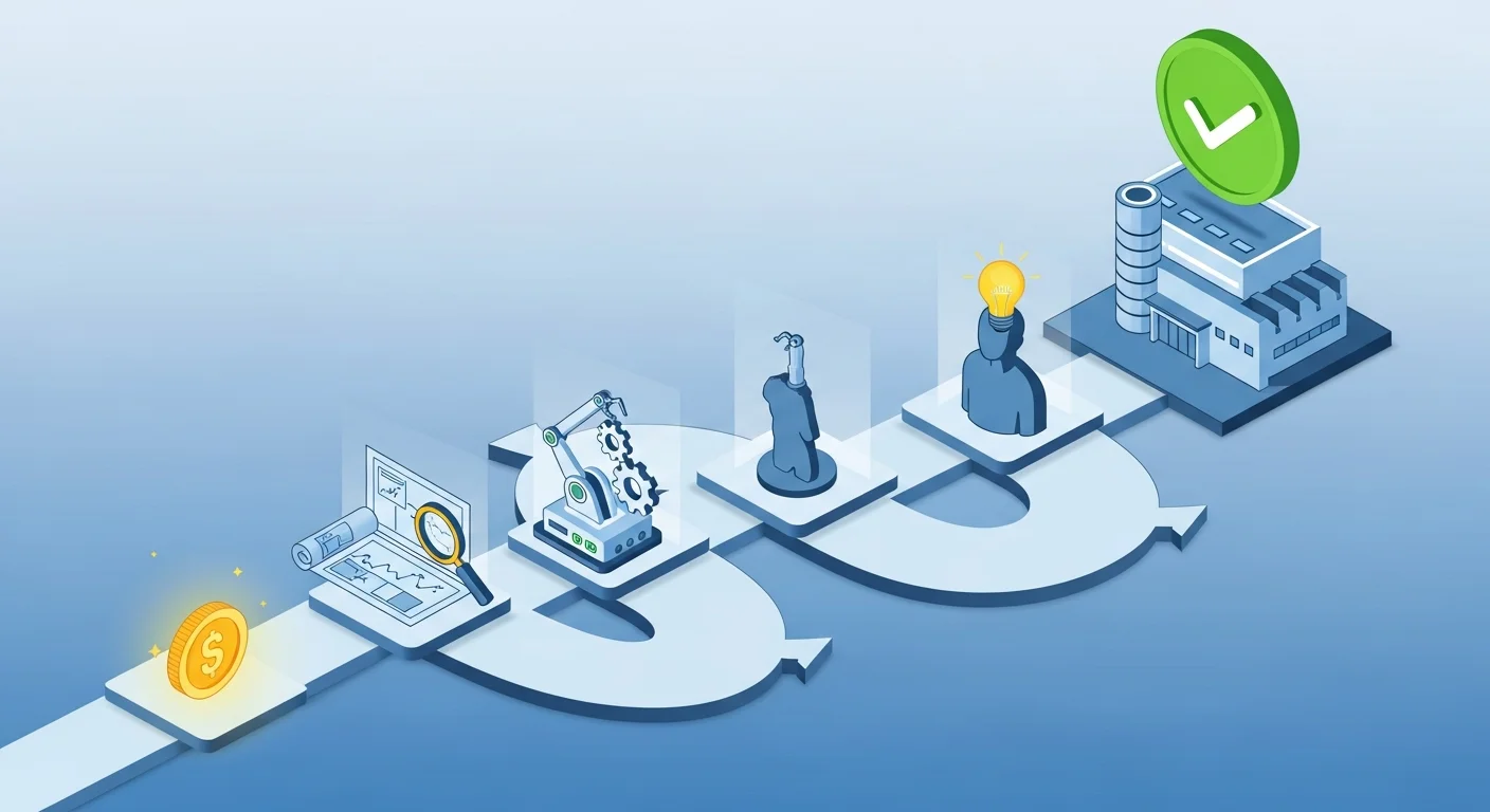 補助金獲得後に失敗しない！AI導入成功へのロードマップ