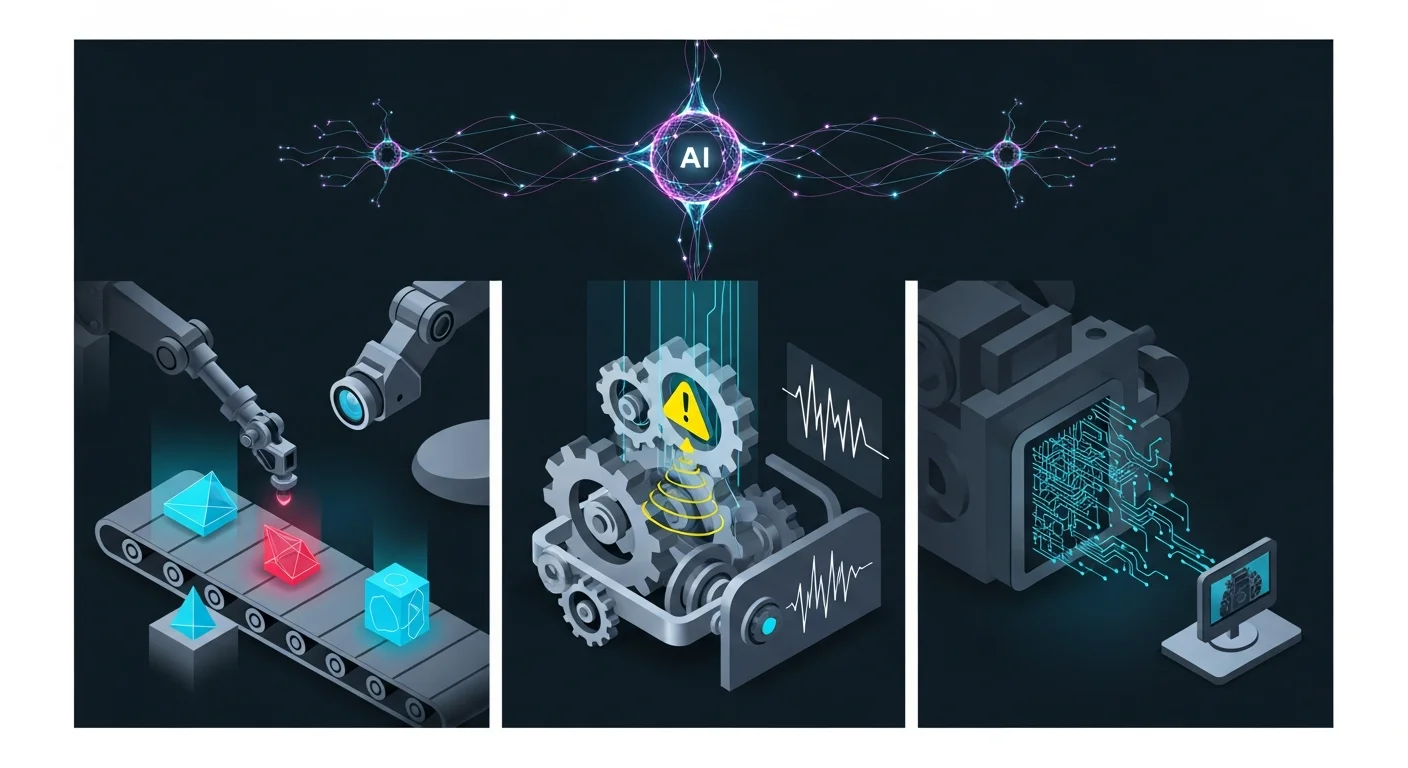 AI×IoTが解決する3つの現場課題：外観検査・予知保全・技術伝承