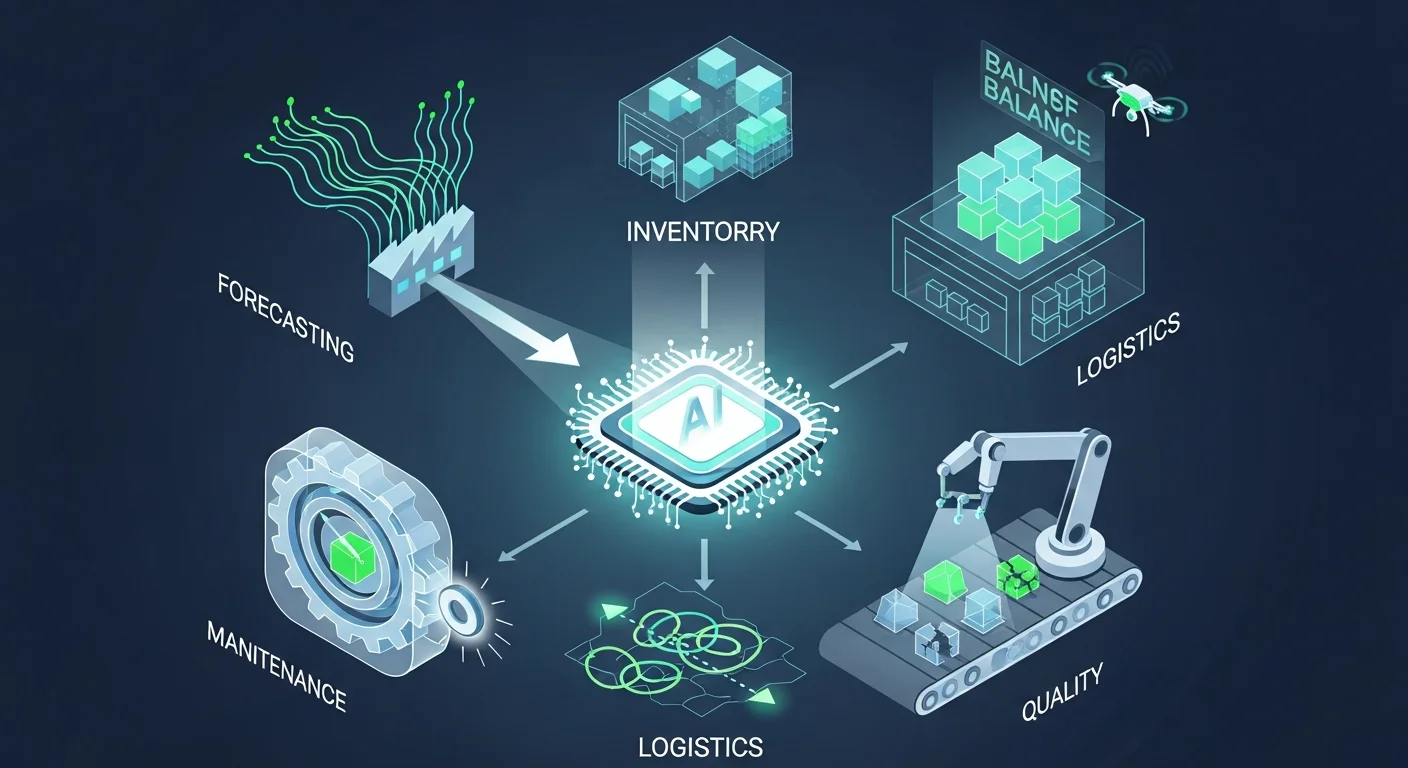 AIがもたらすサプライチェーンの具体的変革【5つのメリット】