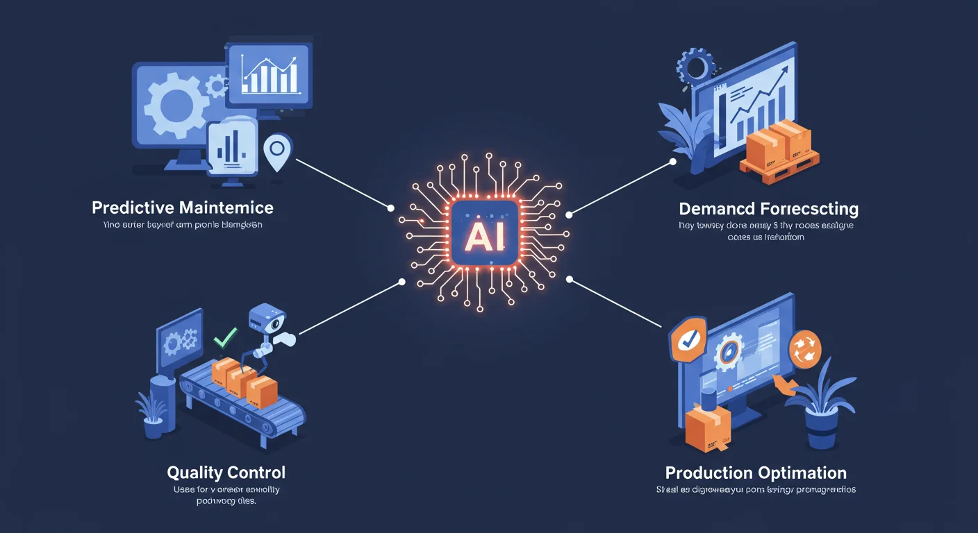【目的別】製造業におけるAIの主な活用シーン
