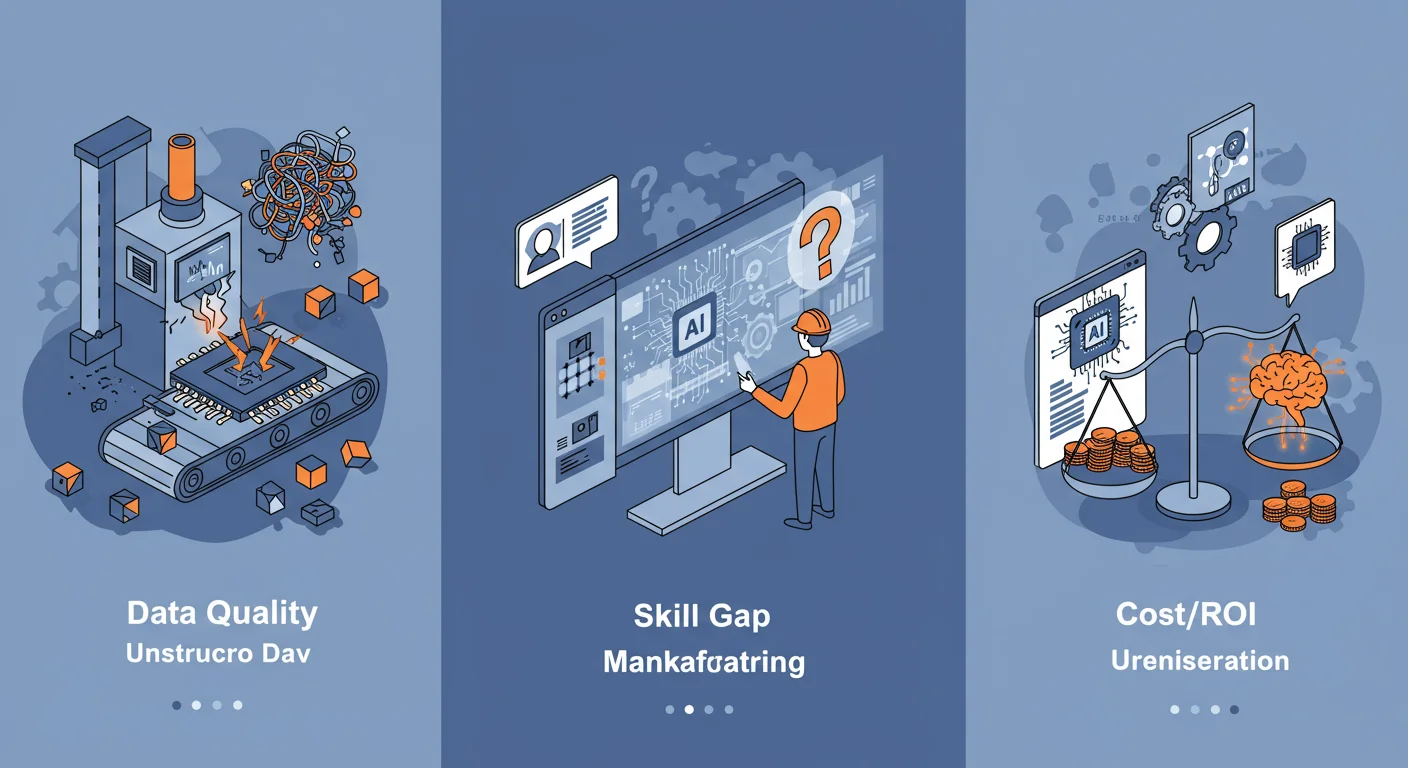 製造業でAI活用が進まない3つの理由