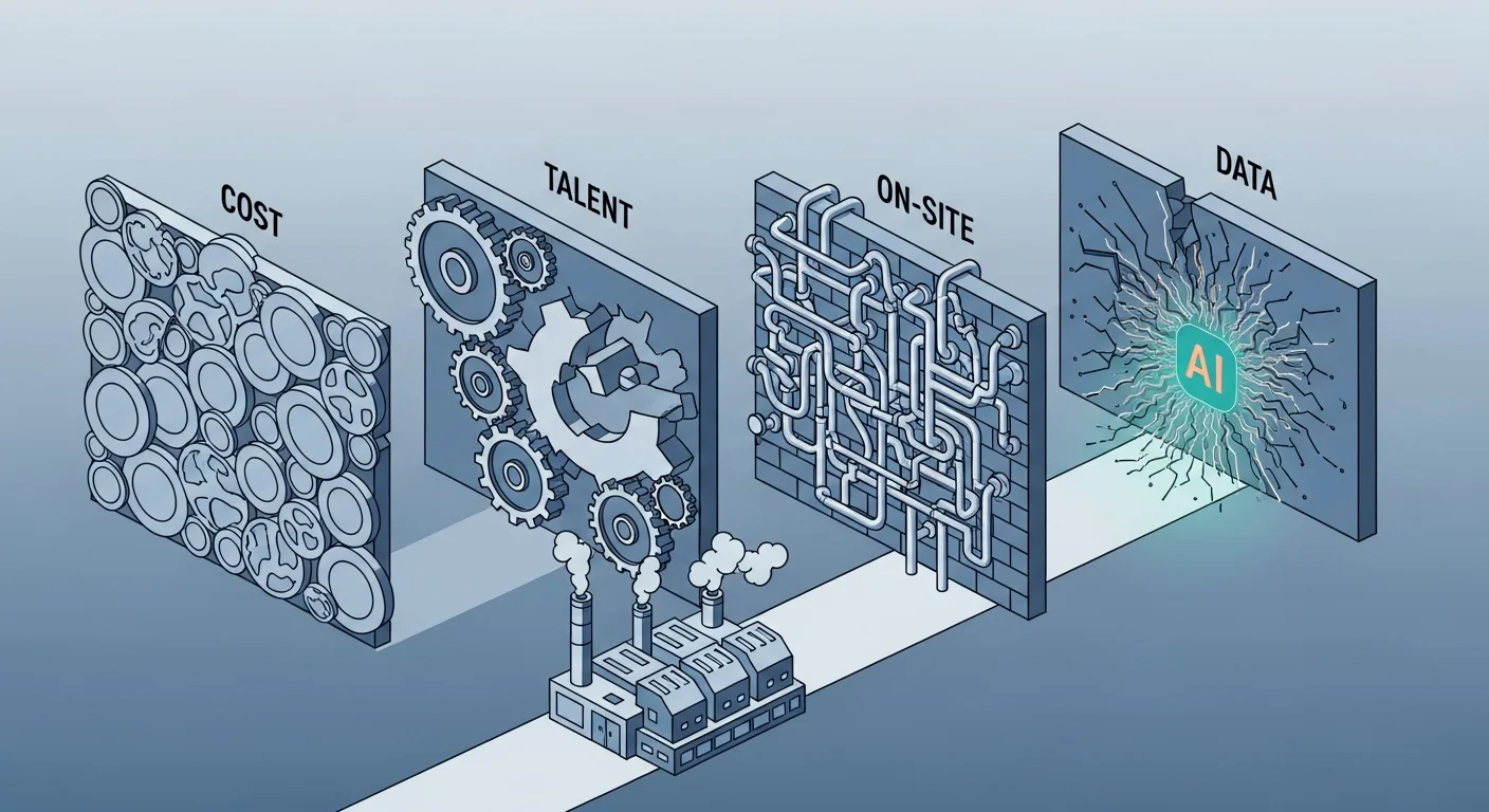 製造業のAI導入が進まない4つの壁とは【コスト・人材・現場・データ】