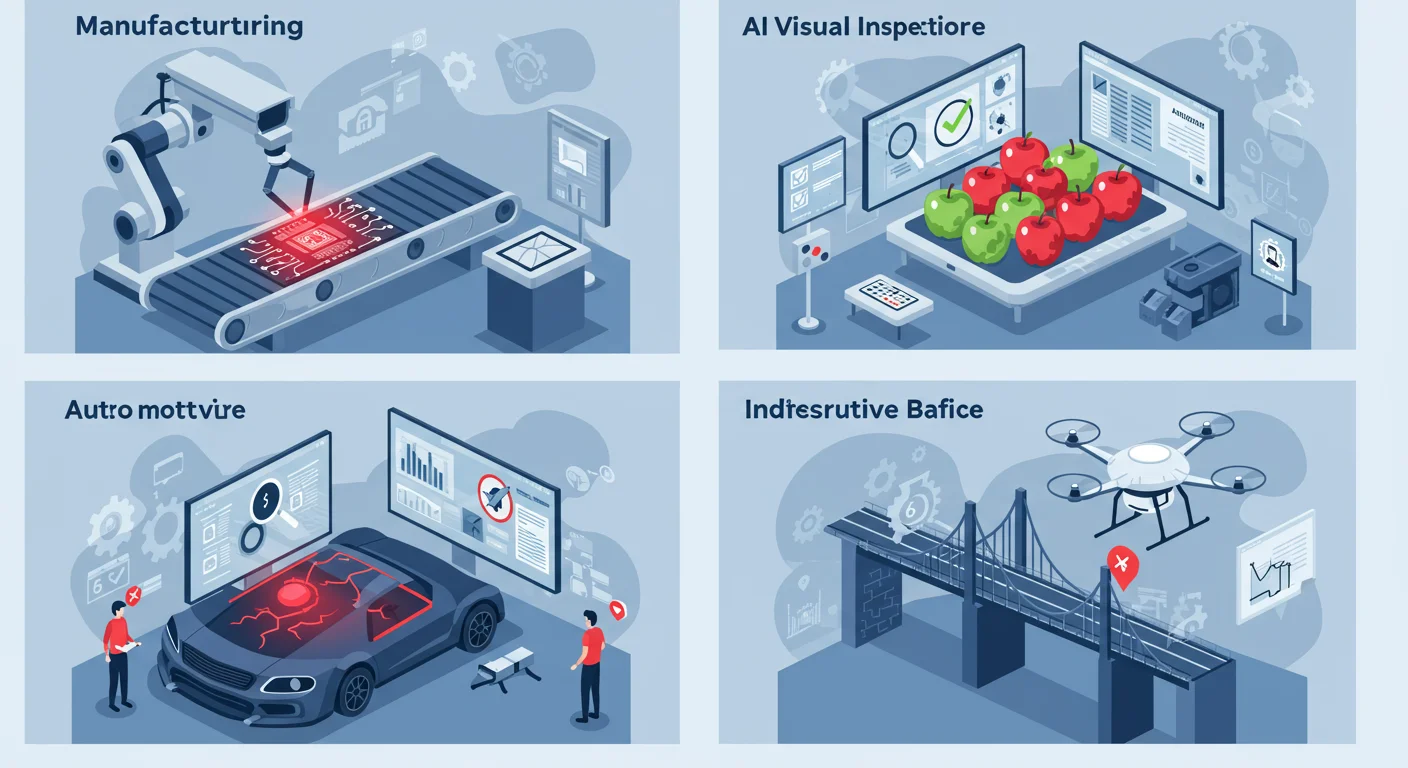 【業界別】外観検査AIの具体的な活用事例
