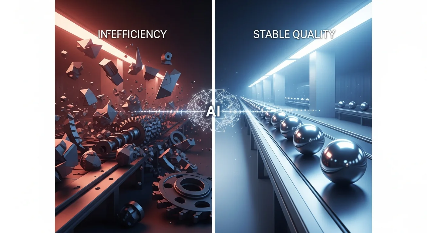 AI最適化がもたらす生産性向上と品質安定のメリットとは