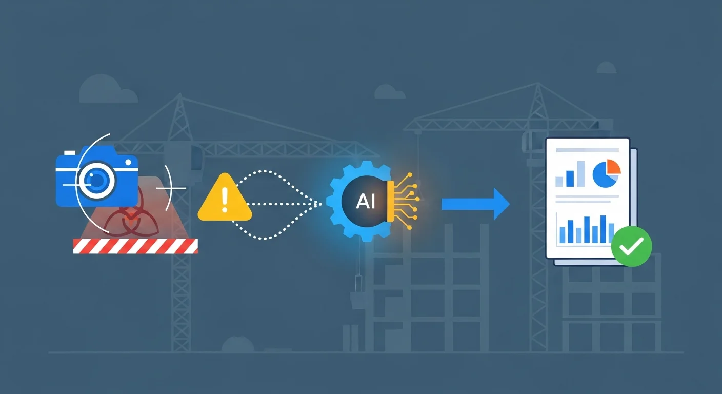 危険区域への侵入検知から日報の自動生成まで！現場監督の負担を激減させるAI活用法