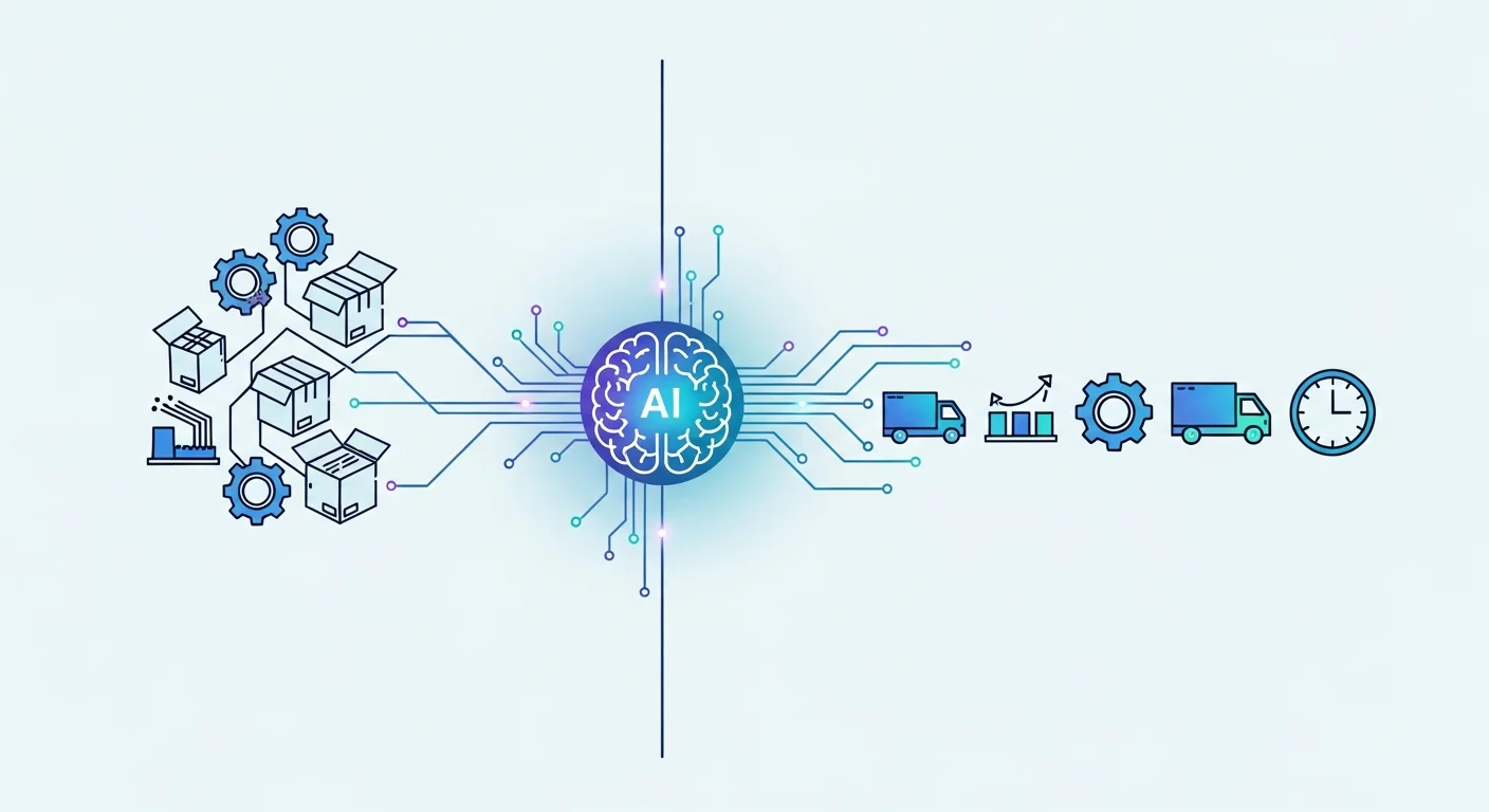 AIが生産スケジューリングの最適化を実現する仕組み