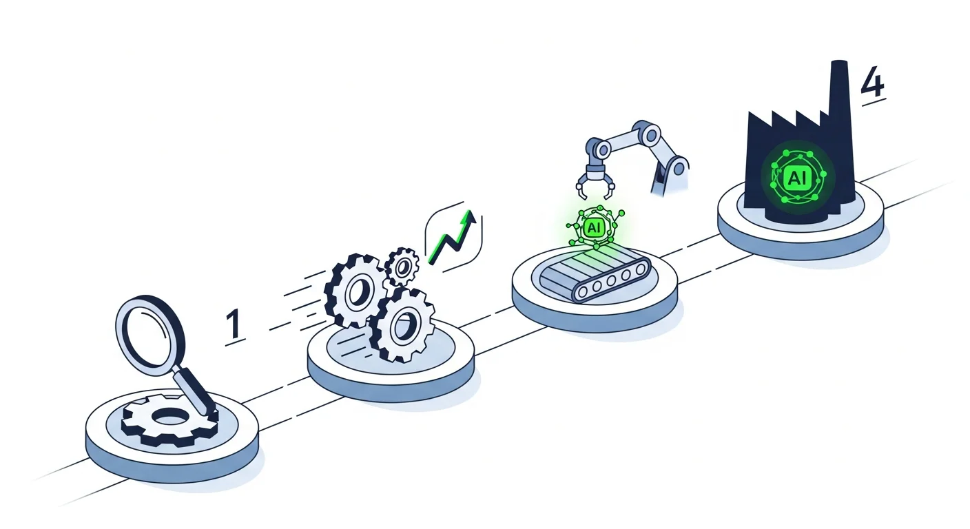生産性向上を実現するAI導入のロードマップ【4ステップで解説】