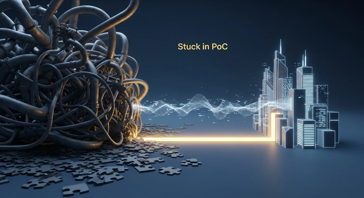 AIプロジェクトが「PoC止まり」で終わる原因と成功への分岐点