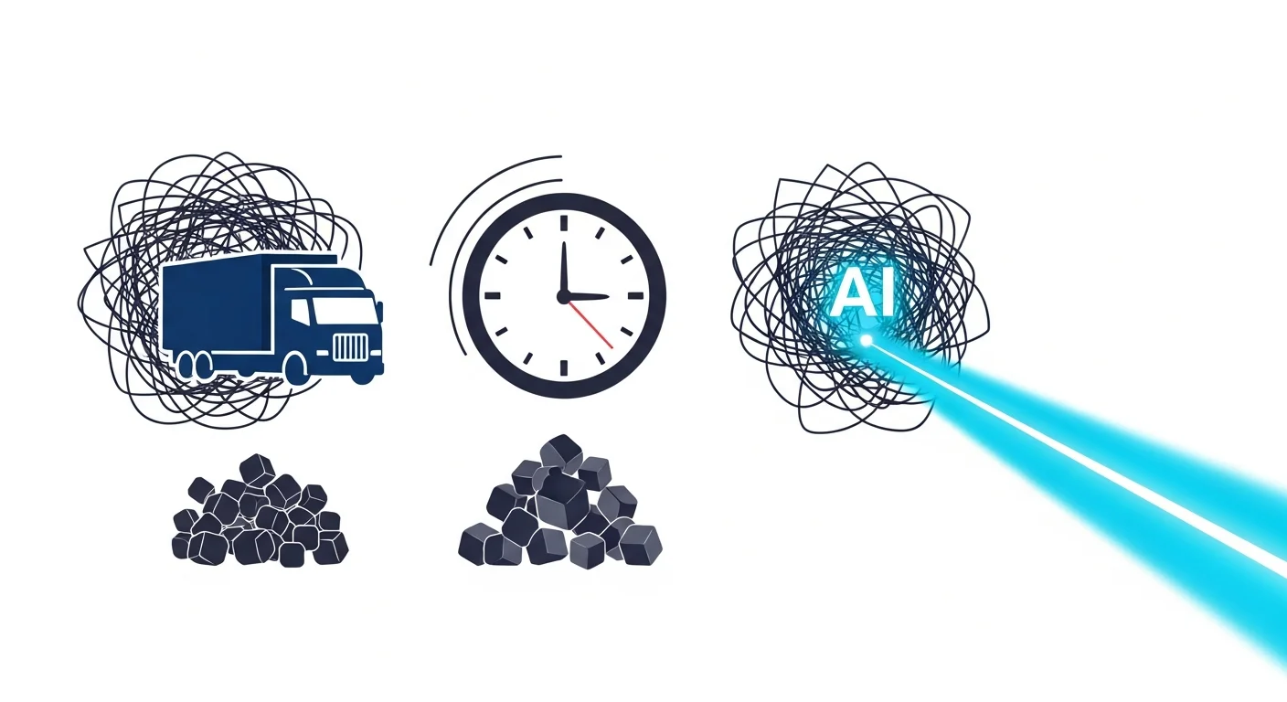 長時間労働を招く荷待ち時間・配送計画・手作業の課題