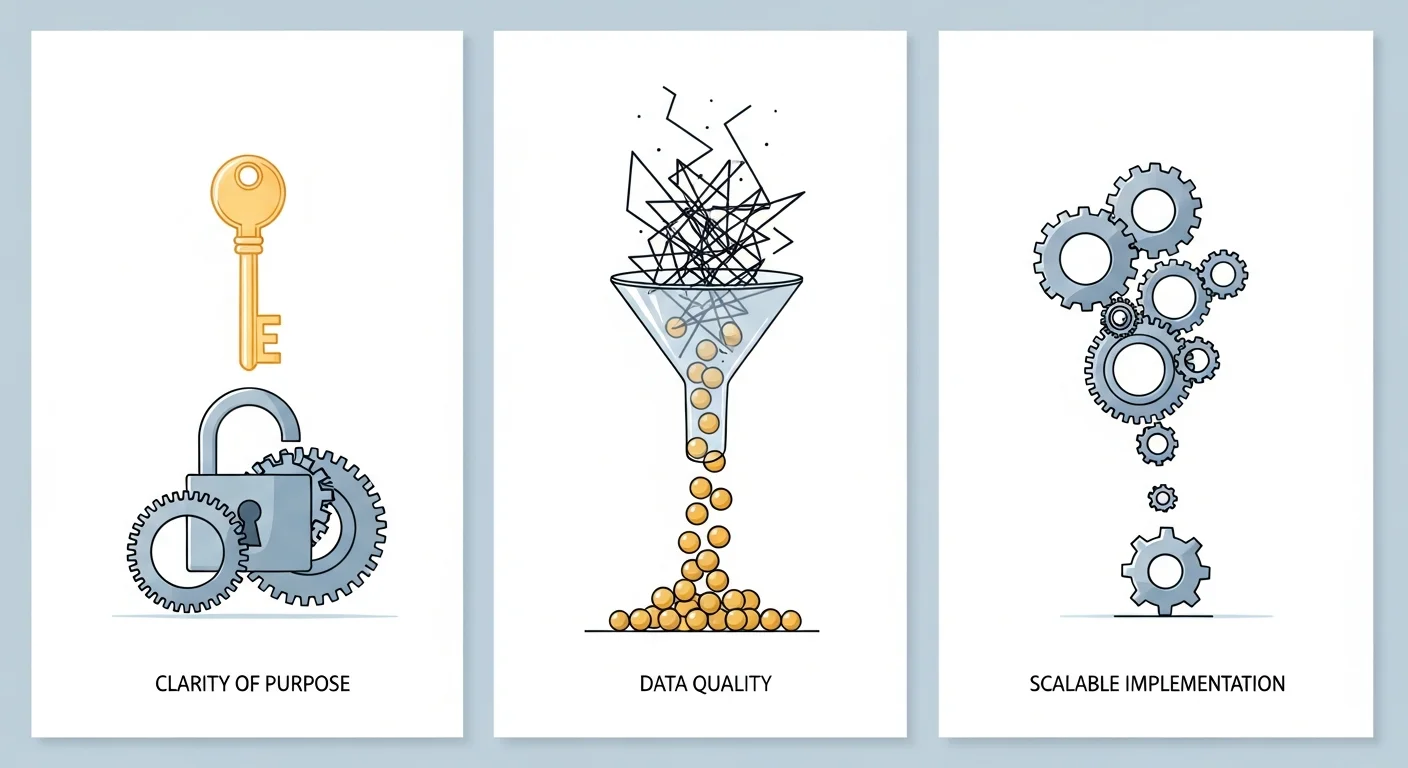 AI導入で失敗しないために知っておくべき3つのポイント