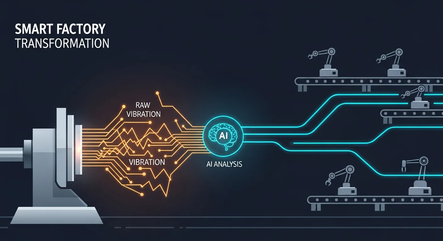 AI振動解析から始めるスマートファクトリー化への第一歩